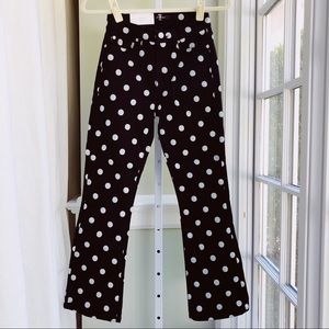 7 for all mankind polka dot jeans